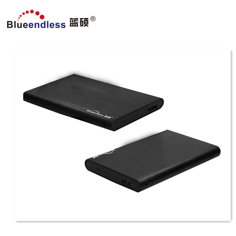 

Blueendless BS-S1000 USB 3.0 to SATA micro 2.5 1 TB portable external hard drive with silicone protective case, Red/blue/black/silver
