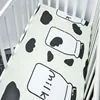 100% jersey cotton baby bed sheet wholesale fitted crib sheet