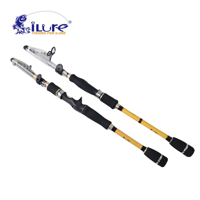 

Carbon Telescopic Fishing Rod 6'5'' /7''/8' /9' Mt Spinning Casting travel pole