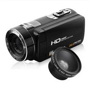 HDV-Z8 1080P Full HD Digital Video Camera Camcorder 24MP 16x Digital Zoom with Wide-angle Lens Camcorder