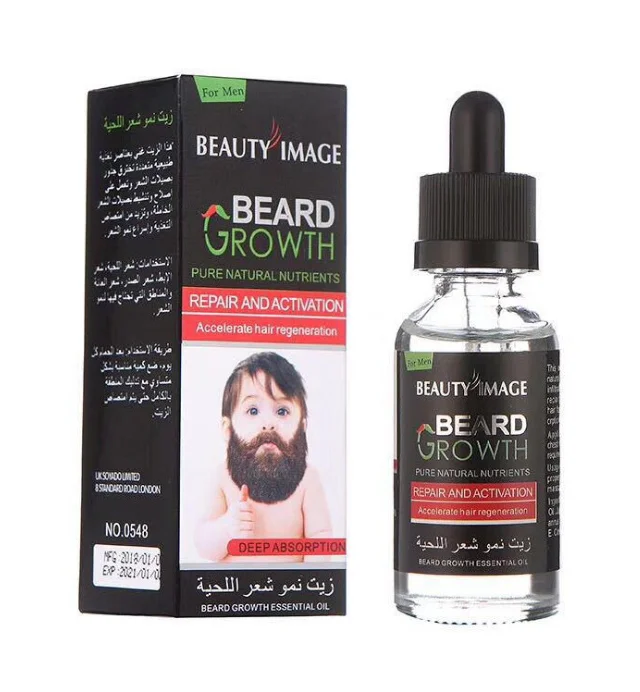 

free shipping new cheap Beauty Beard Growth Essential Oil, Enhance Facial Whiskers ,men beauty products 40ml, N/a