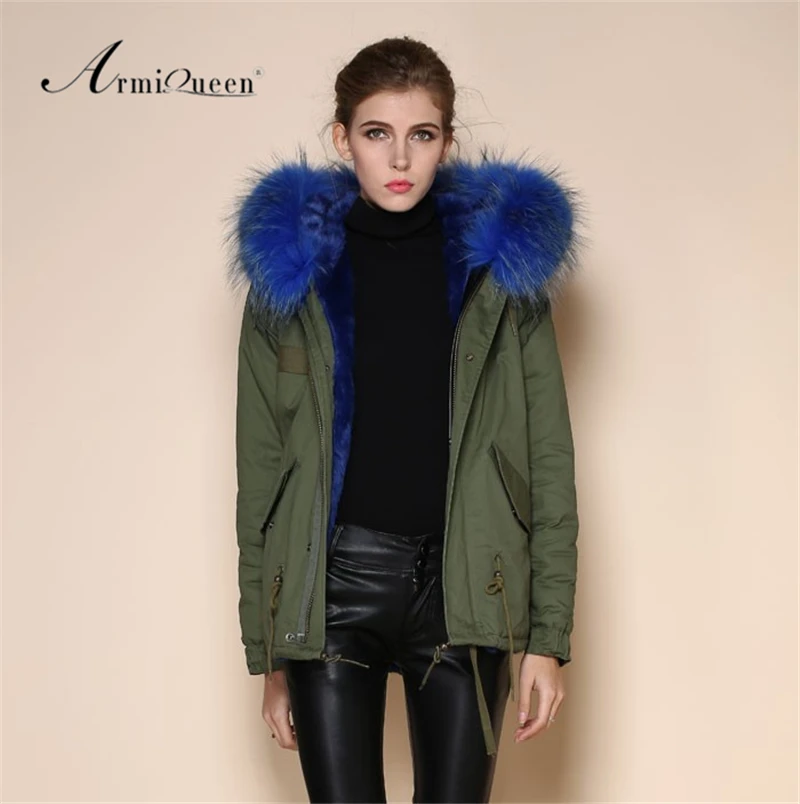 

Latest womens elegant army green coats short style dark blue faux fur short jacket, Dark blue;army green;picture and customized