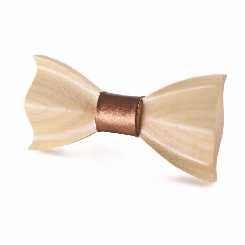 hardwood wooden bow tie marriage wedding krawatte bow ties for