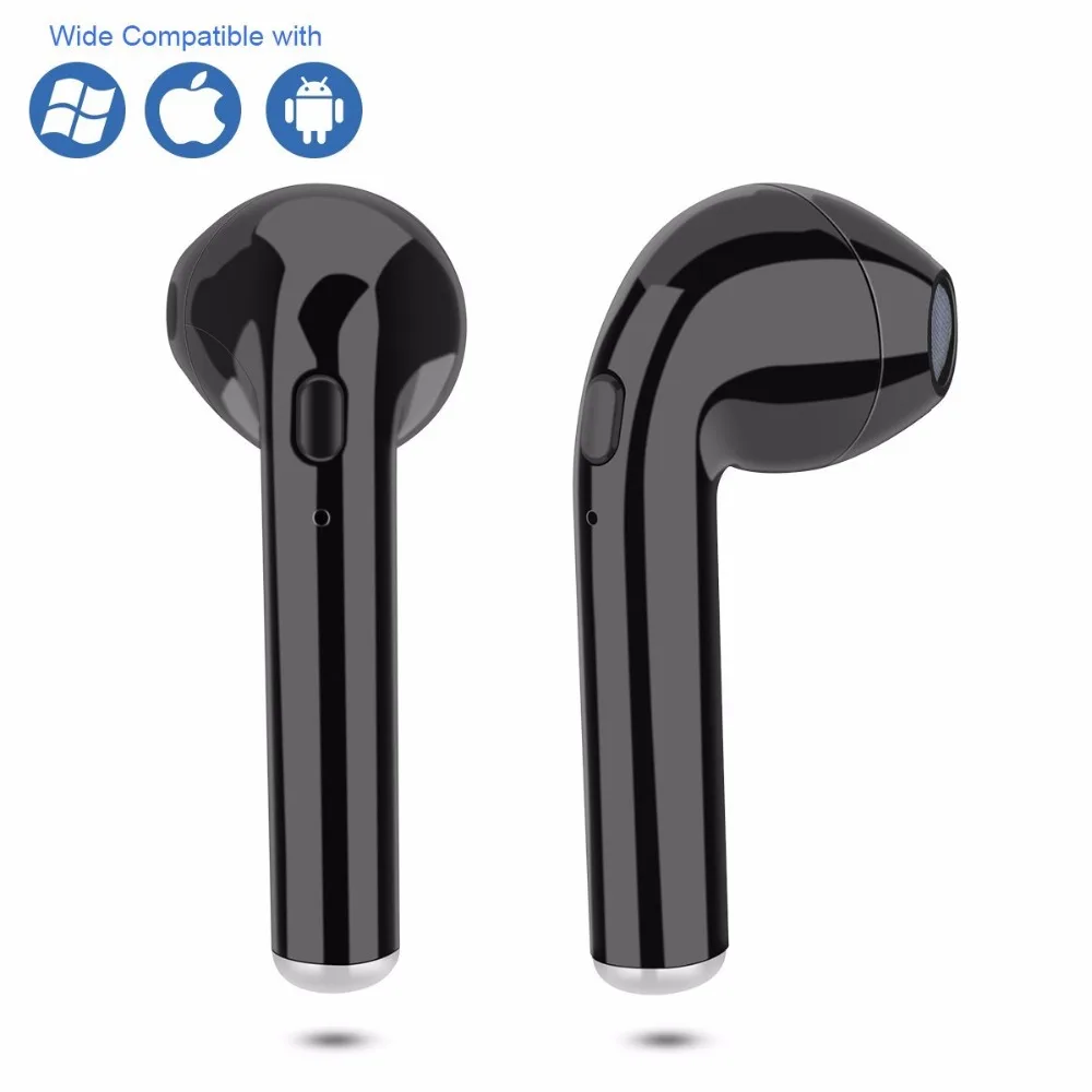 

free sample I7 i7s TWS Wireless in-ear Bluetooth earphones Earbuds Headset With Mic For iphone smart phone air pods, N/a