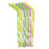 China Supplier New Product Ideas Products 2019 Bar Accessories 6 Color Halloween Candy Pattern Coffee Tea Water Silicone Straw