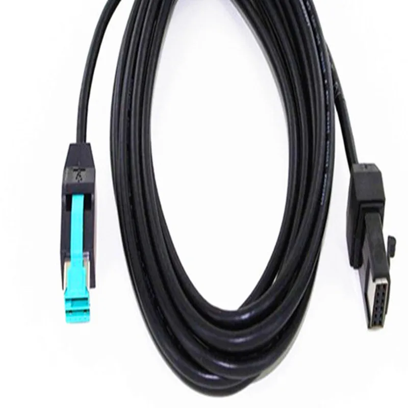 2m Black Fru45u0038 12v Usb + Power To 2 X 6pin Powered Usb Cable For