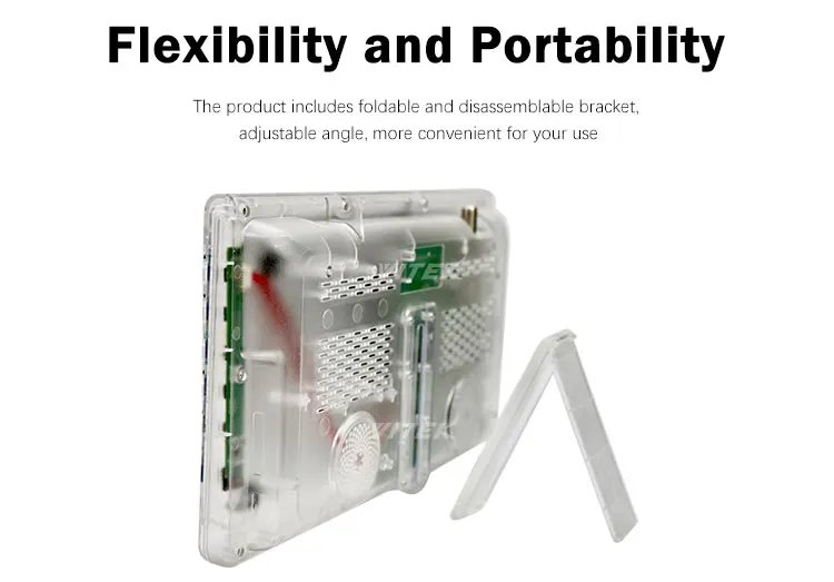 High Quality Transparent Shell Jail Prison Television Portable Digital