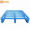 Warehouse storage high duty plate heavy duty selective iron cold storage 4-way chinese stacking galvanized steel metal pallet