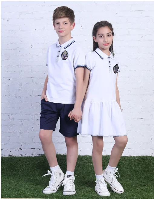 Custom Cotton School Dress Students Pinafore And Girls New Design ...