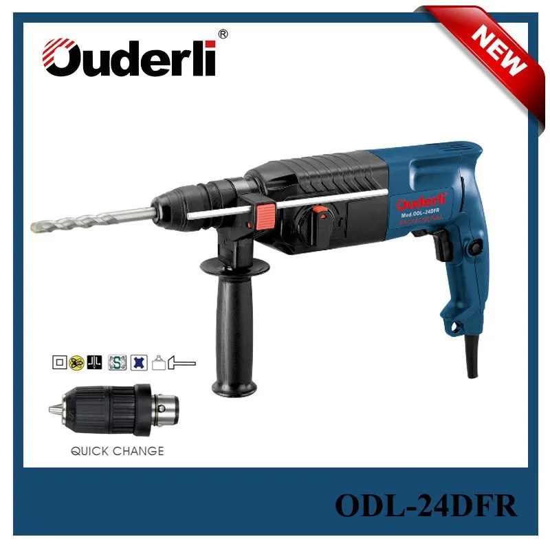 Ouderli Electric Rotary Hammer Drill Price 24mm Portable Jack Hammer
