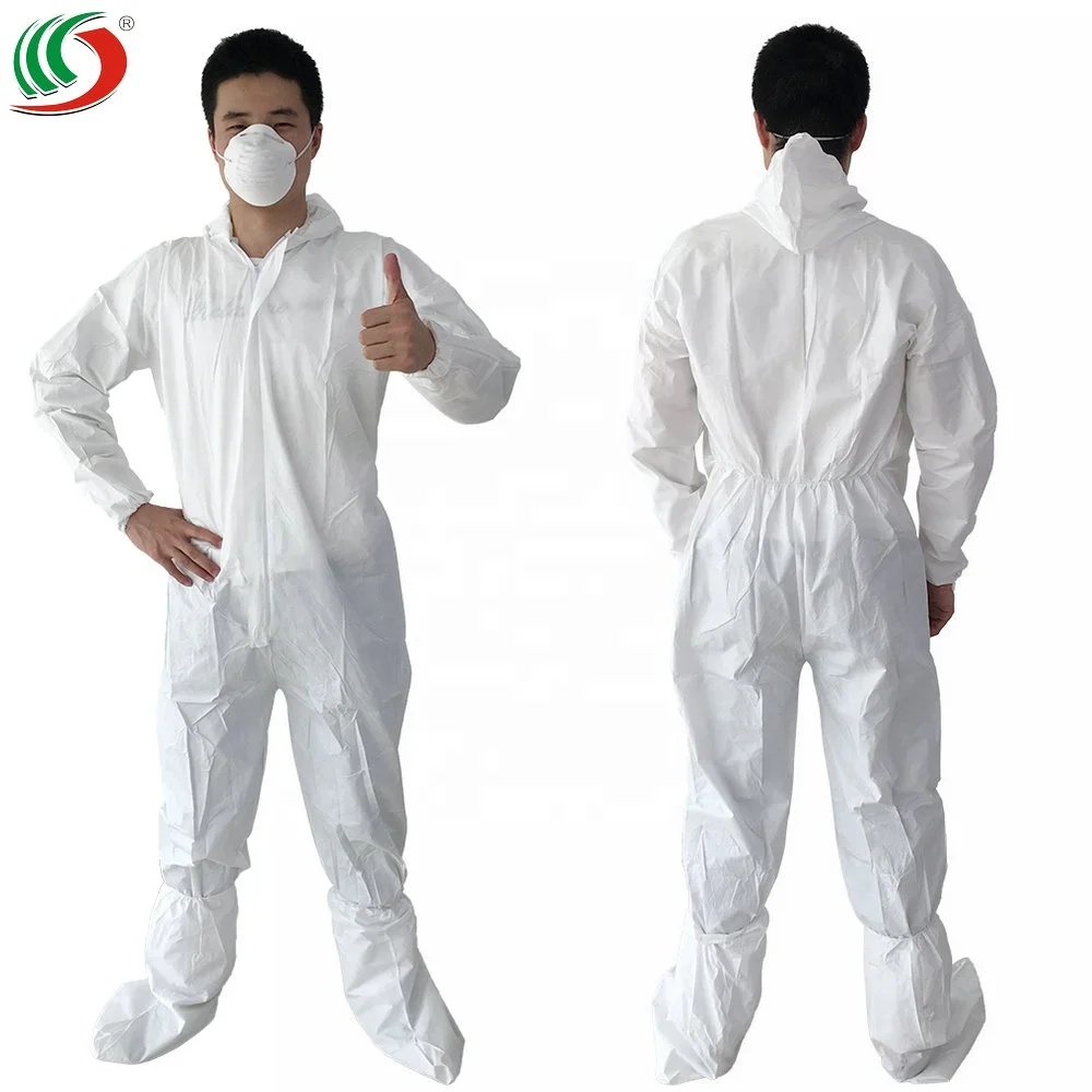 Waterproof Chemical Resistant Safety Protective Clothing Microporous