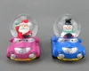Polyresin Christmas Santa/Snowman Snow Globe,Christmas Santa/Snowman on the Car,Christmas Gift for Sale