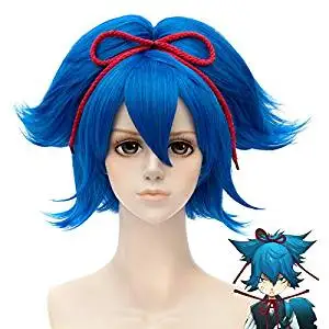 blue costume wigs cheap