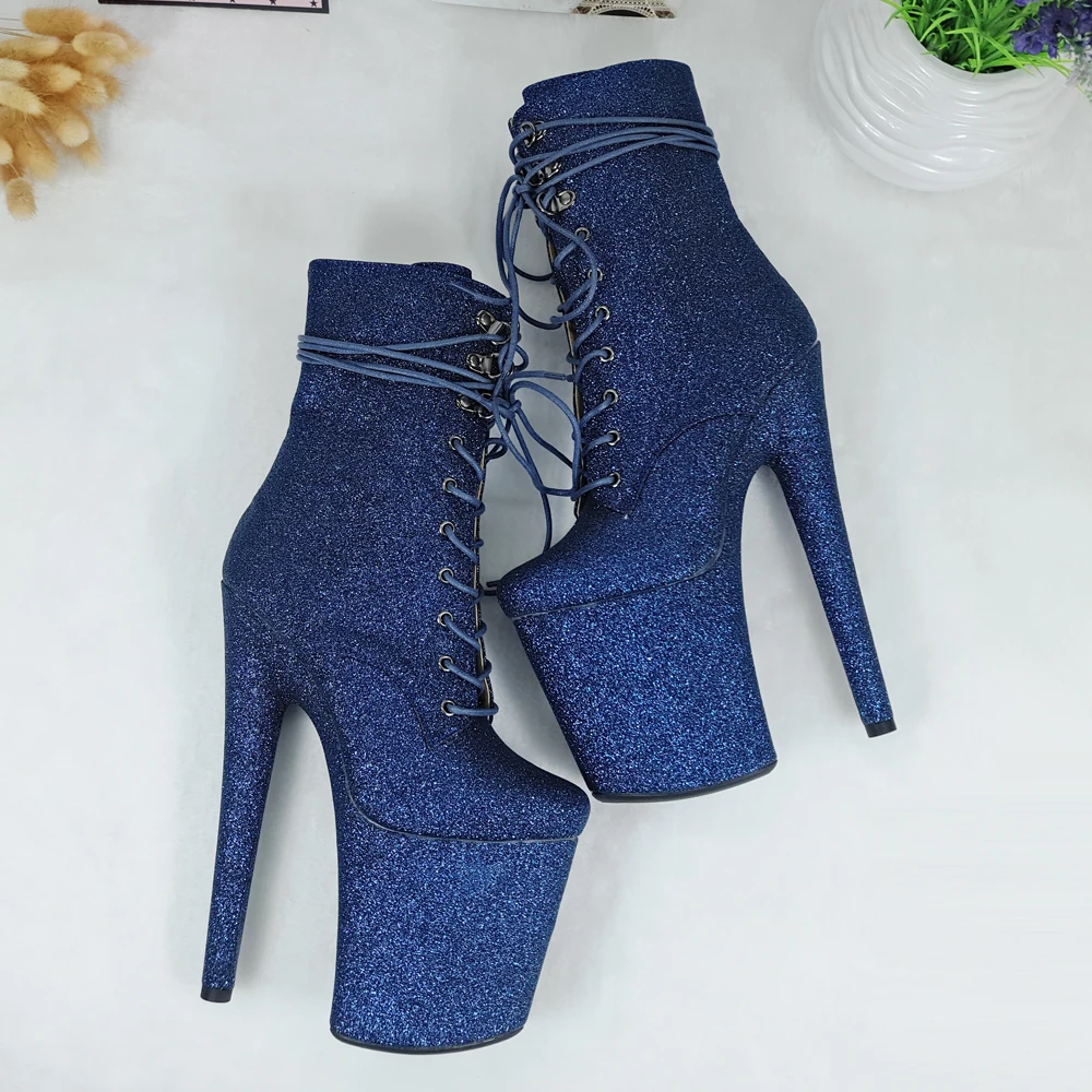 

Leecbae Sexy High Heel Platform Hollow latex boots Buckle Boots Length Thigh Club Boots