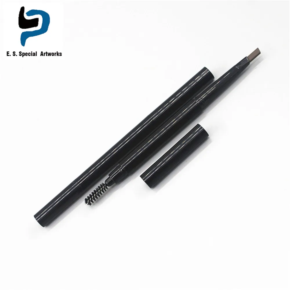 

private label cosmetic brow color add 5 colors 2 in 1 eyebrow pencil with brush