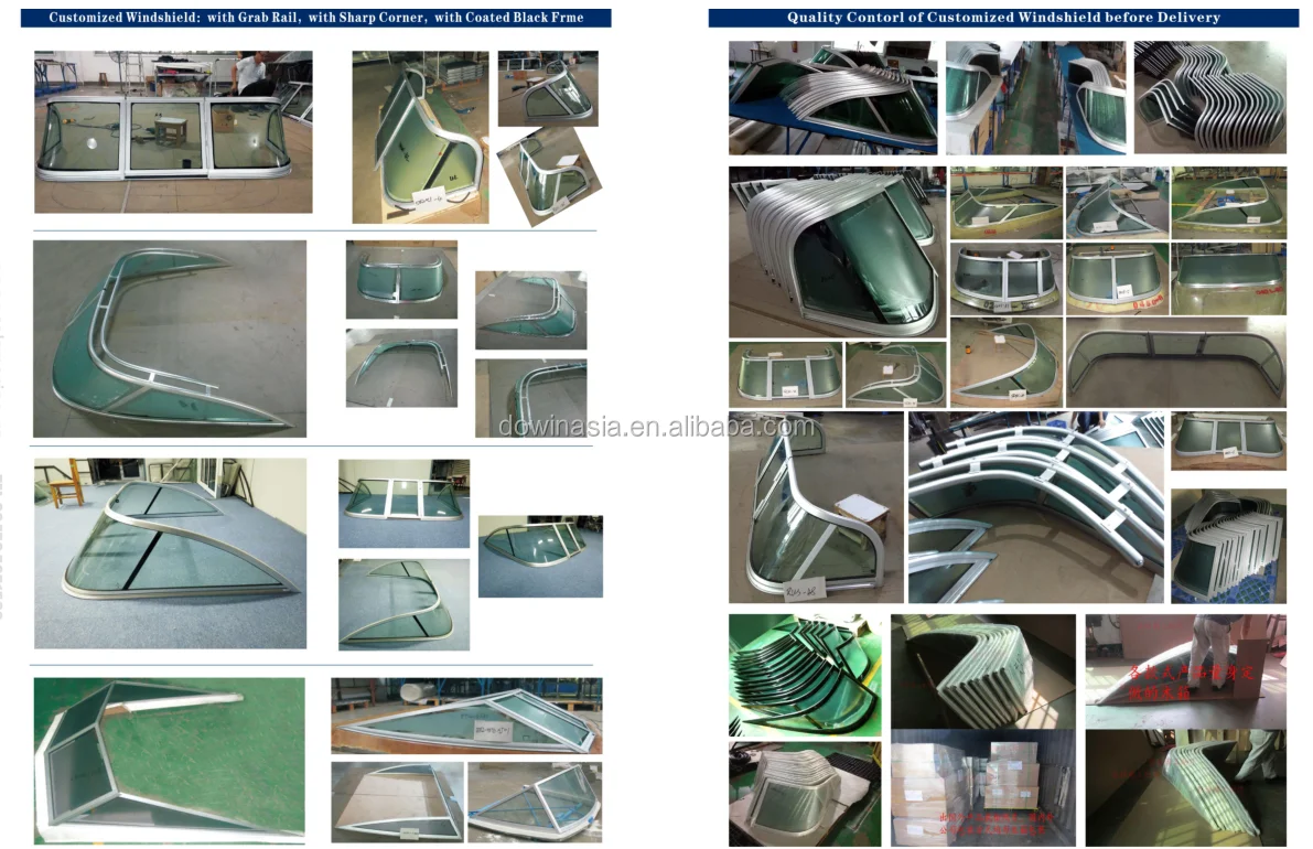 Yacht Customized Aluminum Alloy Frame Windshields For Boats Buy