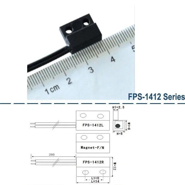 normally open door contact switch
