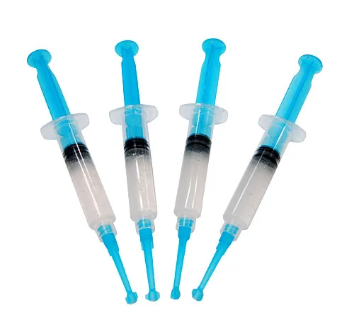 
4.5cc teeth whitening syringe, 35%HP whitening teeth gel 