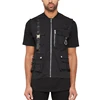 OEM Streetwear Men Strap Buckle Cargo Pockets Military Vest Jacket
