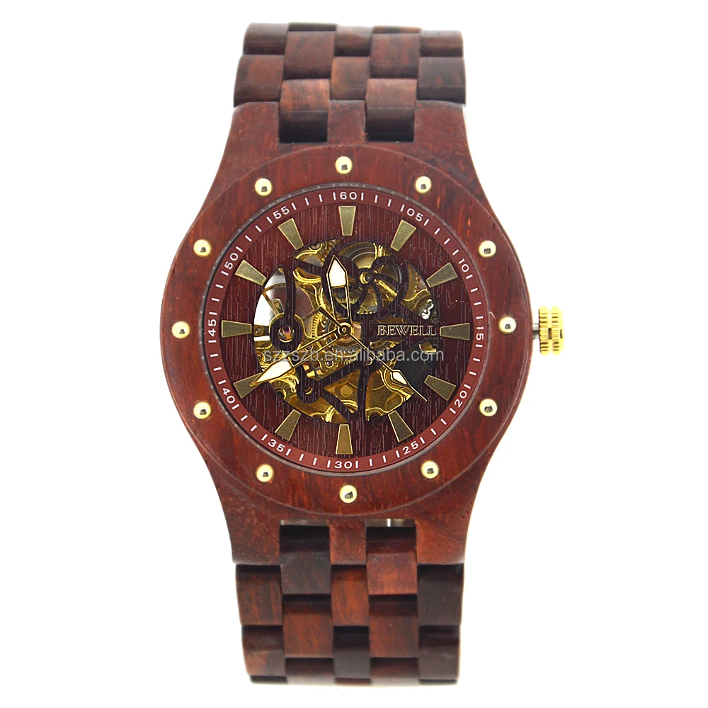 

Men luxury brand automatic wooden watch bezel inserts