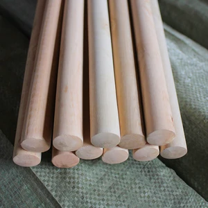 chinese factory hot sell natural wooden pole &shovel with wooden
