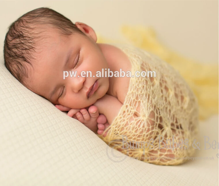 Free shipping 30CM*60CM Mohair crochet Swaddling wrap Handmade Photography Props Newborn Baby Photo Props Knit wrap