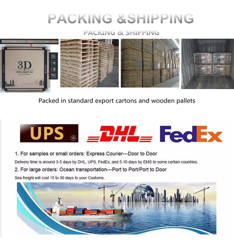 Hot sale 3d digital non slip wooden flower design ceramic floor tile