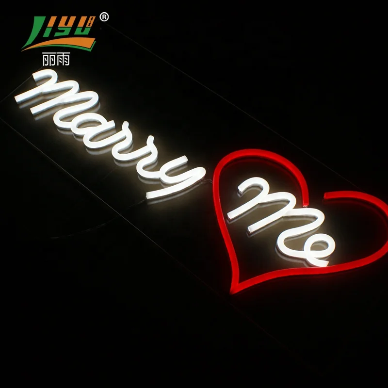 LED custom neon light rope  customized sign for wholesale