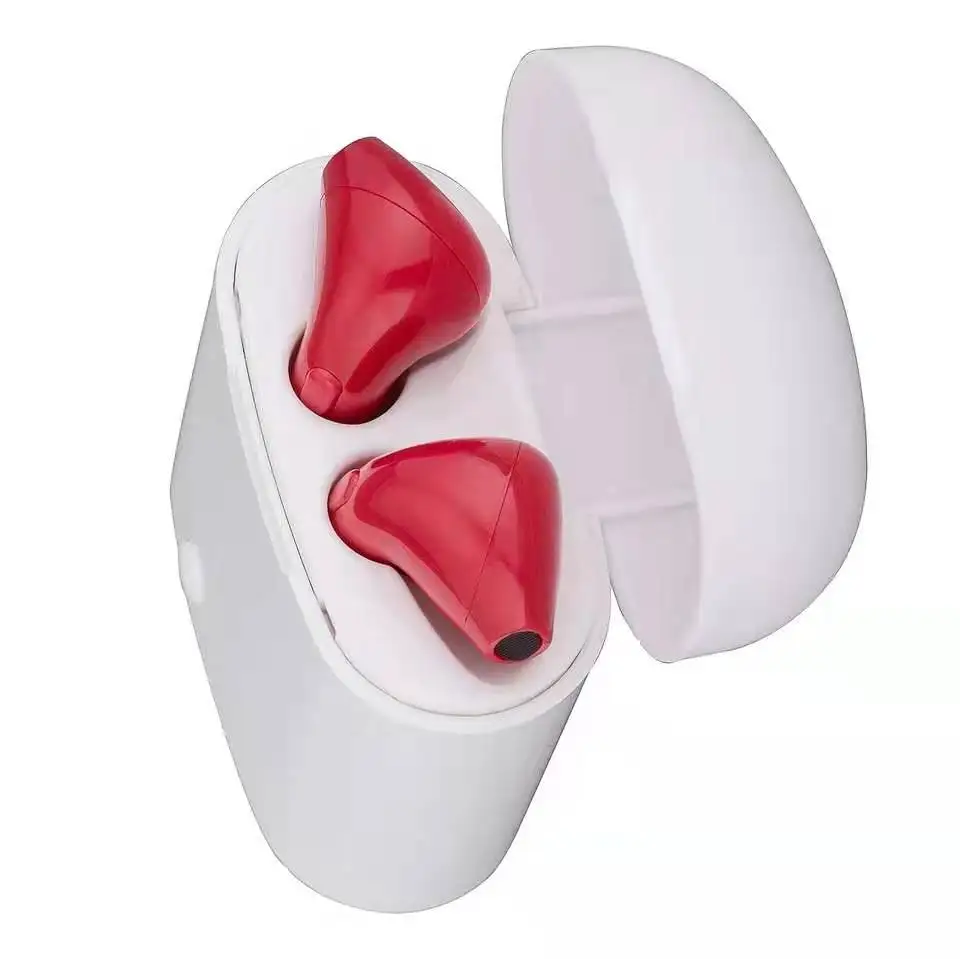 

i7s twins wireless headphone stereo sport headphone with charging box bulk wireless headphone, Black;white;red;gold