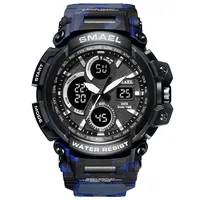 

WJ-7710 New Fashion Luminous Watches SMAEL Brand Waterproof Wristwatch Plastic Band Quartz With Digital Watch For Men