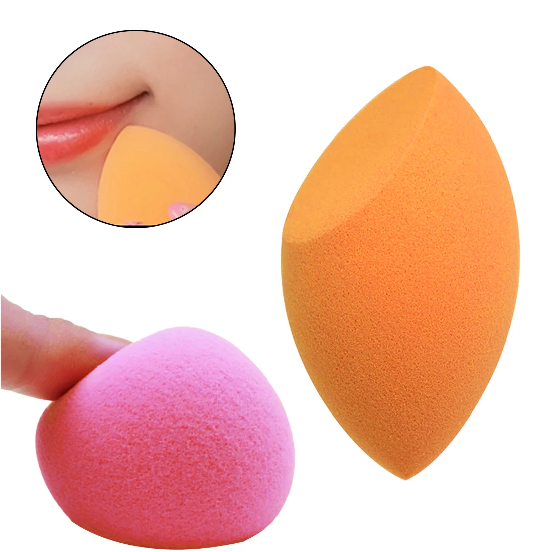 Custom Private Label Teardrop Makeup Sponge Set Beauty Blending Sponge
