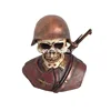 Custom collectible World War Two soldier skull bust model china manufacturer
