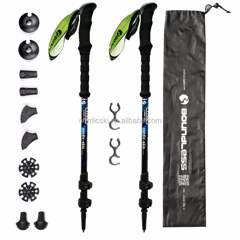 

OEM Carbon fiber trekking poles hiking poles walking sticks, Any color