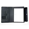 Custom promotion gift leather portfolio folder with notepad and pen