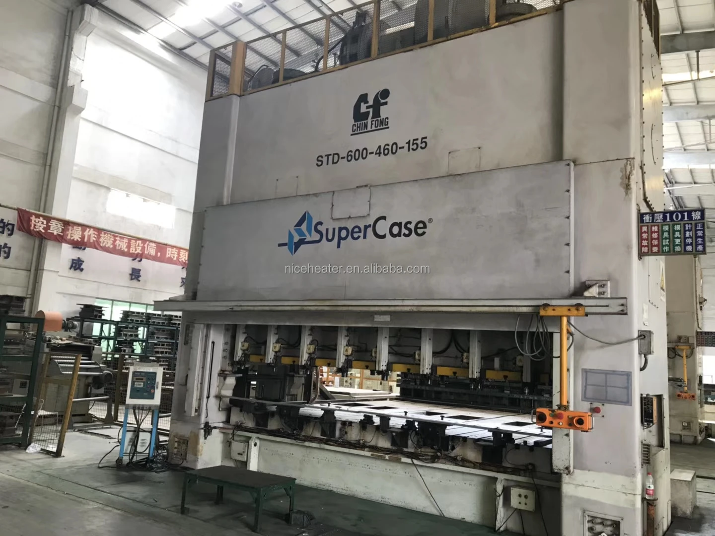 Taiwan Chinfong Supercase Std 400t 600t Used Power Press H Type