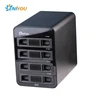 4 bays HDD case USB 3.0 TO SATA HDD Raid Support up to 4*8TB HDD Enclosure High Quality OEM ODM China Shenzhen Manufacturer