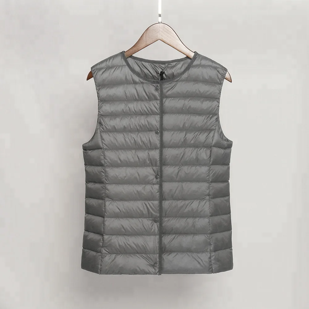 
Winter New Sleeveless Women Duck Down Vests Outdoor 