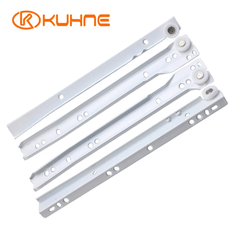 Powder Coated Roller Bearing Drawer Slides For Furniture Sr0801