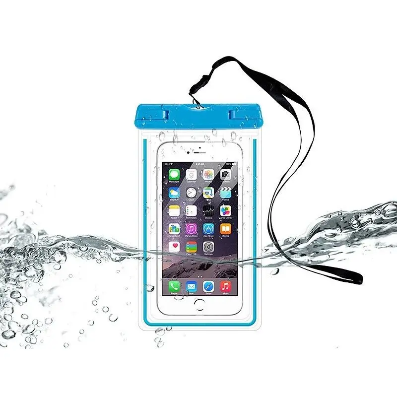 

Universal Premium PVC Luminous Waterproof Phone Case Cover Water Proof Underwater Bag For iPhone For Android, N/a