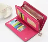 2018 new design promotion pretty pu leather wallet with zipper
