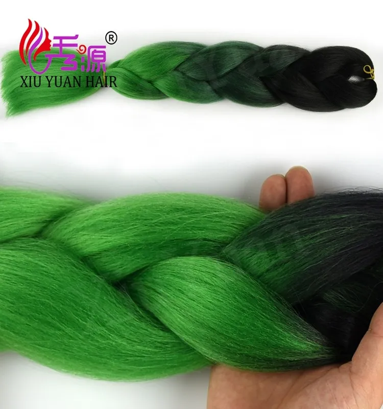 green braiding hair5