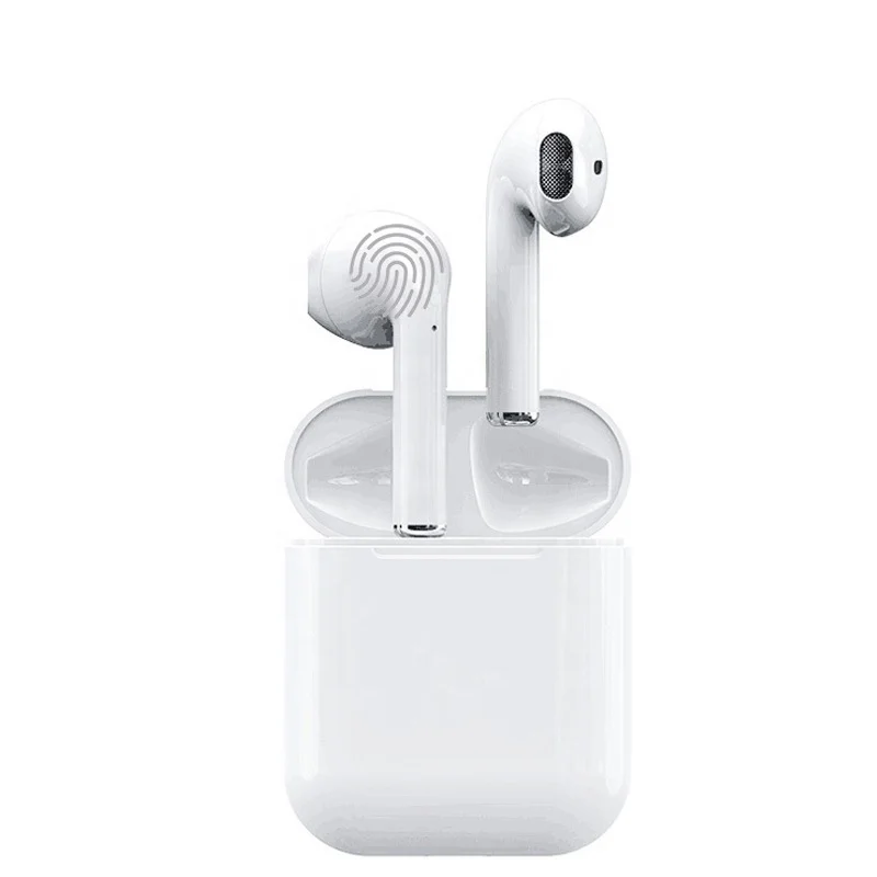 

2019 hot selling i12 tws wireless earphone BT V5.0 touch control support siri wireless earbuds for iPhone