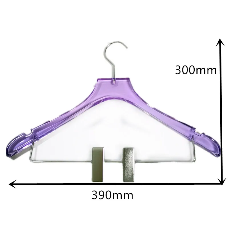 Rose Gold Coat Hanger Acrylic Garment Hanger High Quality Acrylic