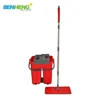 Wash Dry Hands Free Magic Flat Spining Mop with Bucket Self-Cleaner Magic Mop Squeeze Mob