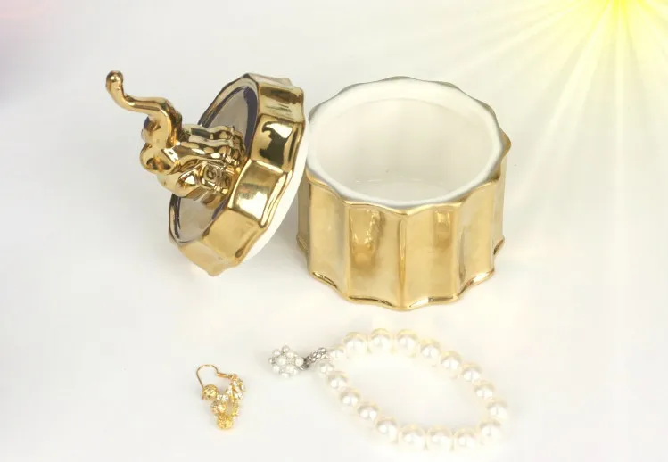 Ceramic Jewelry Storage Box Ceramics North European Jewelry Keeper Gift