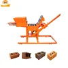 Manual interlock brick machine, mini clay brick making machine price