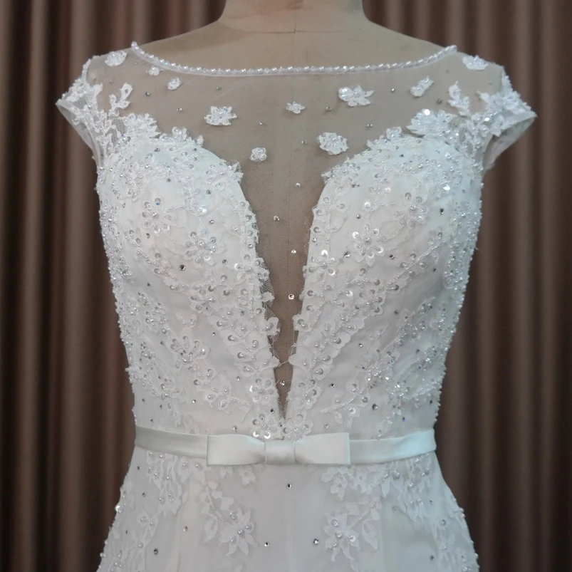 Sw16664 Customized Wedding Dress Diamond Pearl Beading Ball Gown Lace Up Beaded Dresses Sw16664 Customized Wedding Dress Diamond Pearl Beading Ball Gown Lace Up Beaded Dresses
