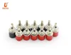 4mm banana socket 312 panel socket female Jack Binding Post Nut Terminal Blocks with fixed screw cap 21mm connector short