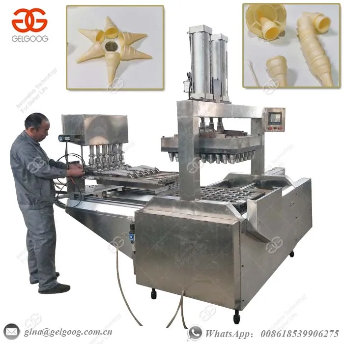 Electric Pizza Ice Cream Cone Wafer Making Machine Buy Pizza Cone