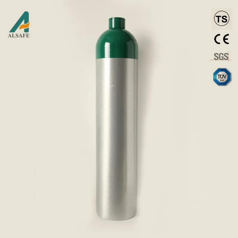 Ce 1.4l Seamless Aluminum Refillable Gas Bottle Methane Gas Cylinder ...